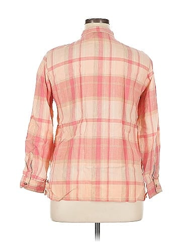 Talbots 3/4 Sleeve Button-Down Shirt (view 2)