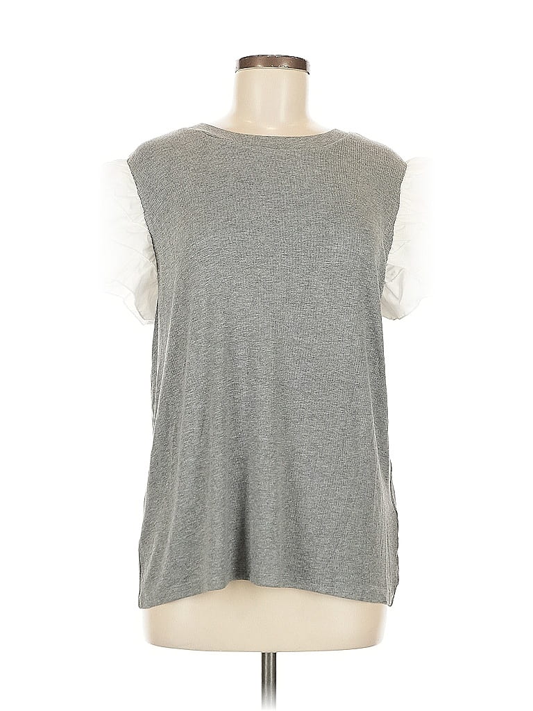 Pre-owned Anniewear Sleeveless T-shirt In Gray