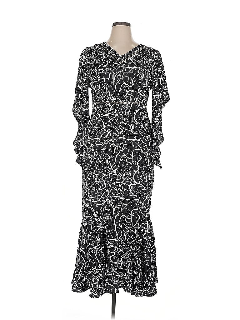 Pre-owned Shein Curve Cocktail Dress In Black