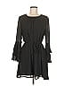 Greylin 100% Polyester Solid Black Casual Dress Size M - photo 1