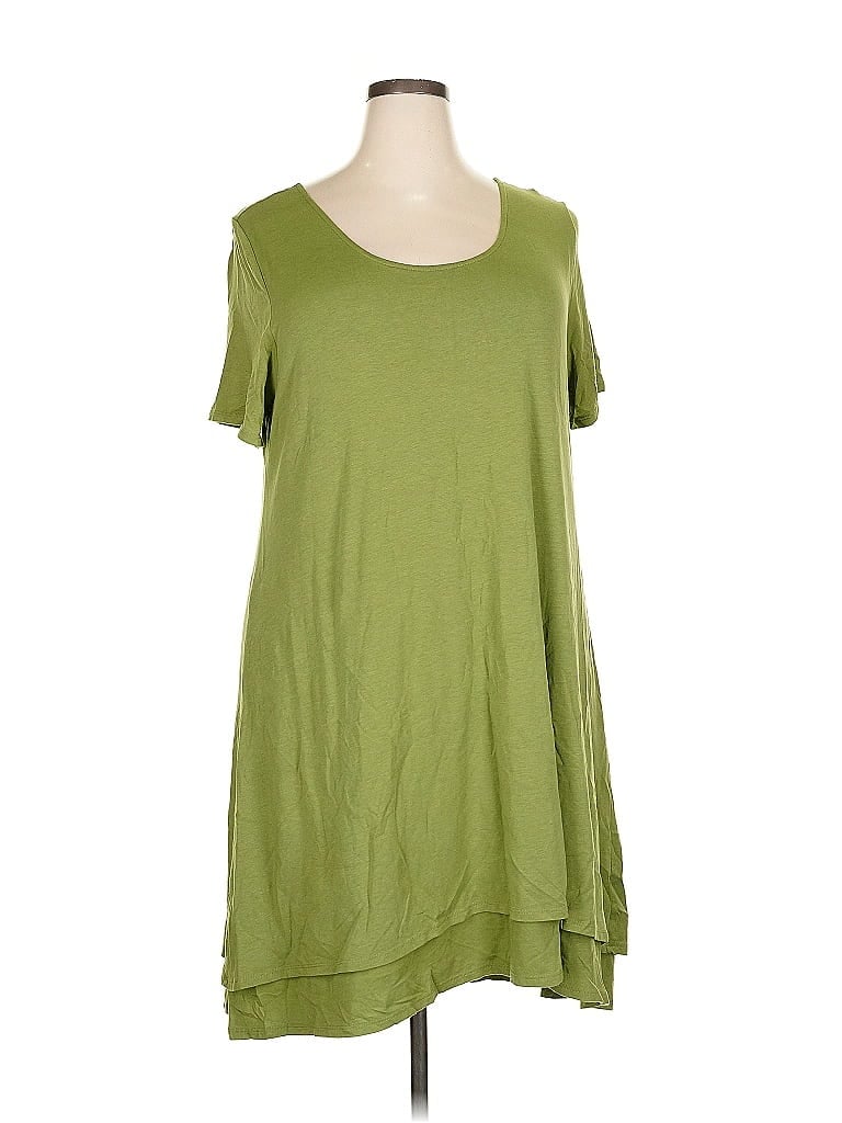 Pre-owned Soft Surroundings Casual Dress In Green