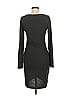 Leith Solid Gray Cocktail Dress Size M - photo 2
