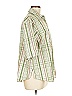 BonWorth Plaid Green Short Sleeve Button-Down Shirt Size M (petite) - photo 4