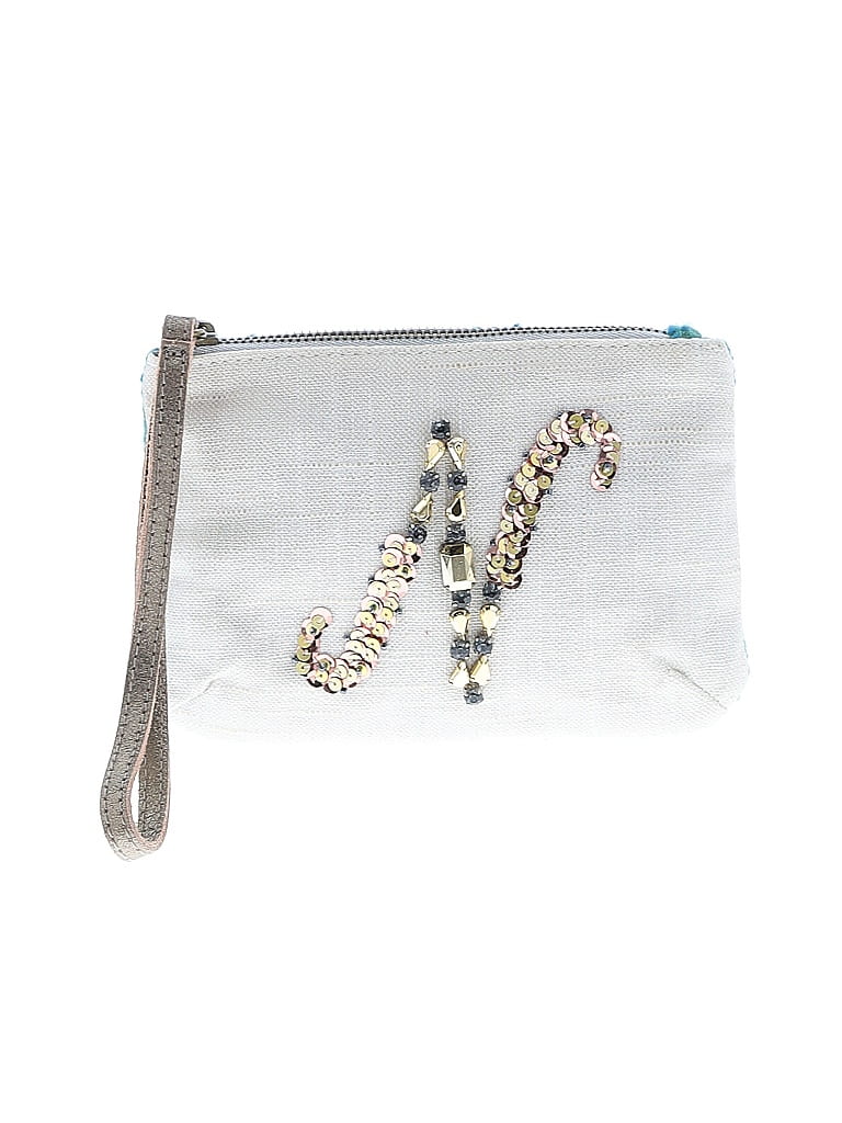 Pre-owned Miss Albright Wristlet In White