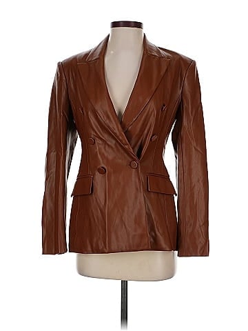 Zara Faux Leather Jacket (view 1)