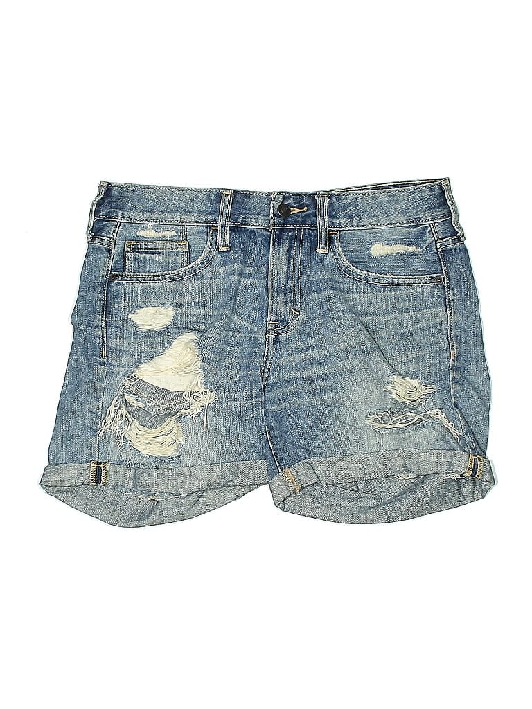 Click to view more detailed imagery on our partner's website Pre-owned Abercrombie Denim Shorts In Blue