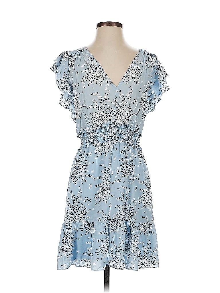 Pre-owned Bcbgmaxazria Casual Dress In Blue