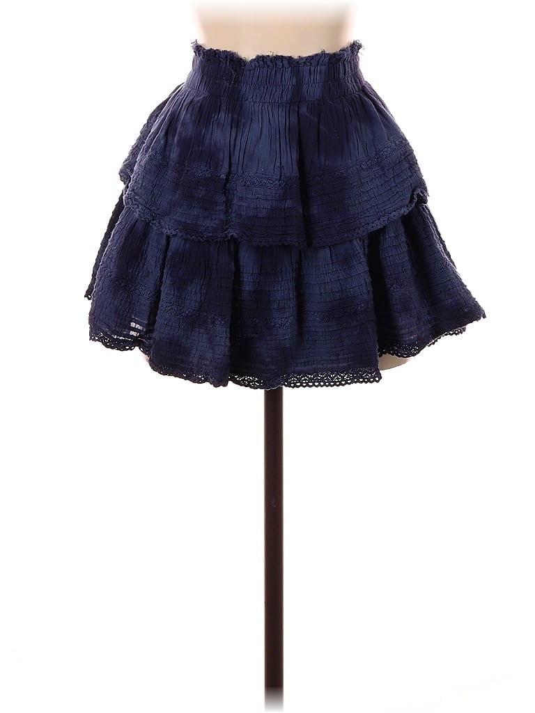 Pre-owned Aerie Formal Skirt In Blue