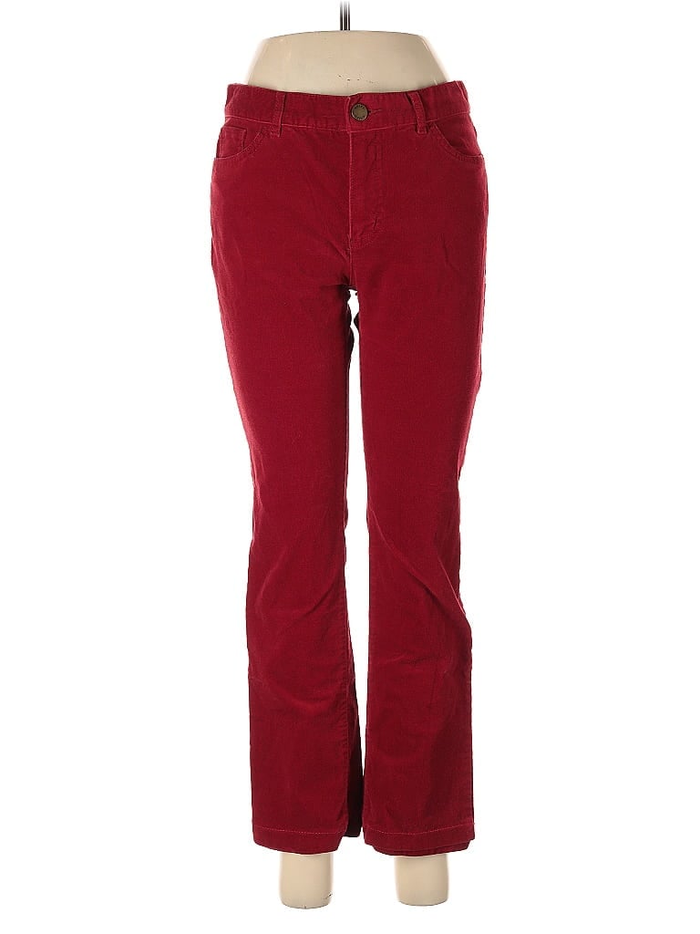 Pre-owned Chaps Casual Pants In Burgundy