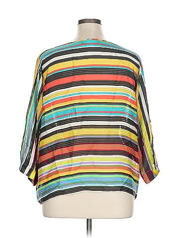 Jones New York 3/4 Sleeve Silk Top (view 2)