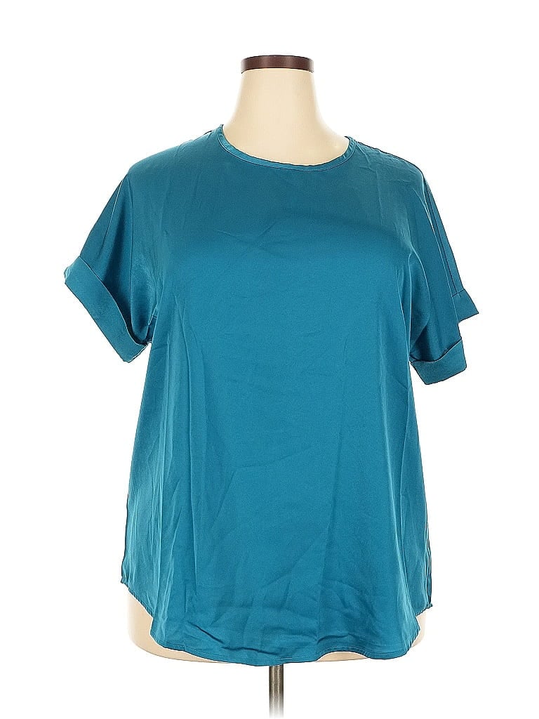 Pre-owned Unbranded Active T-shirt In Blue