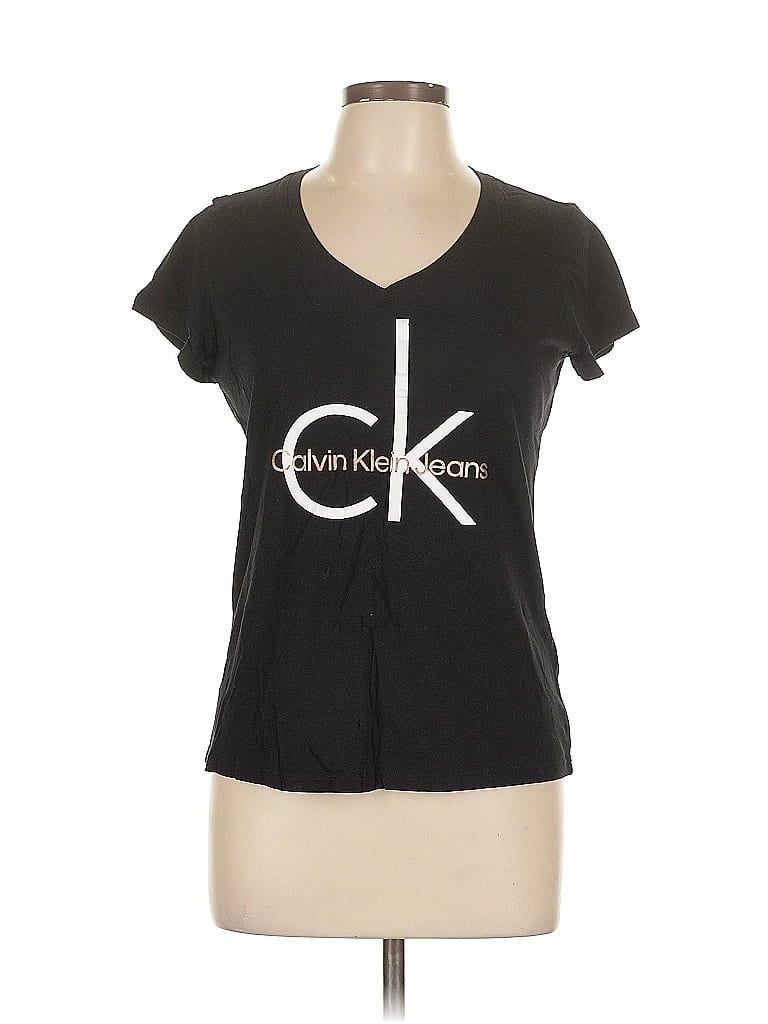 Pre-owned Calvin Klein Jeans Est.1978 Calvin Klein Jeans Short Sleeve T-shirt In Black