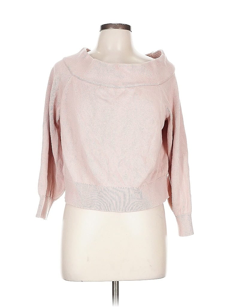 Pre-owned Divided By H&m Pullover Sweater In Pink