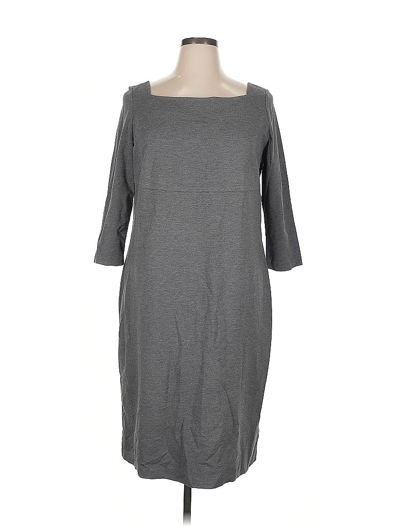 Click to view more detailed imagery on our partner's website Pre-owned Talbots Casual Dress In Gray