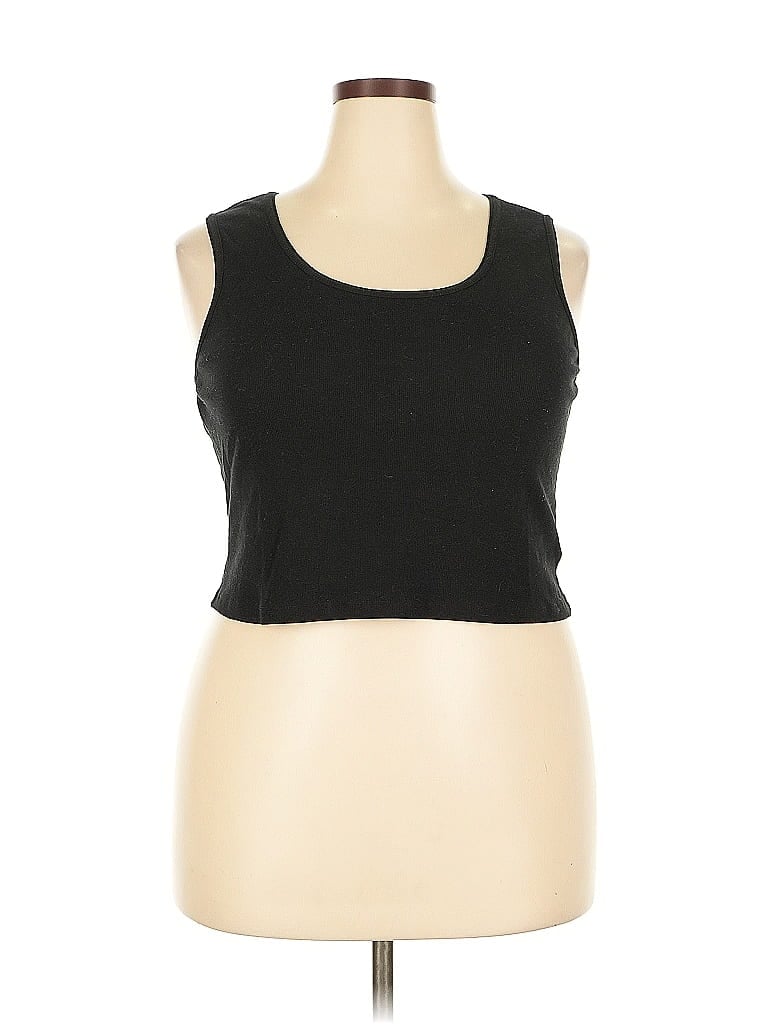 Pre-owned Bp. Tank Top Black Strapless Neckline Tops