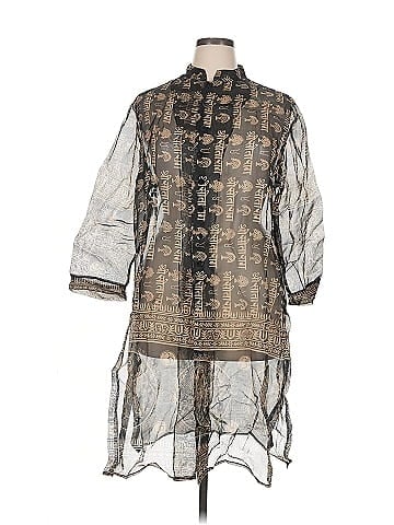 Chico's Design 3/4 Sleeve Silk Top (view 1)
