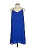 Tempted 100% Polyester Blue Sleeveless Blouse Size S - photo 1