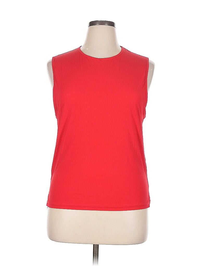 ZYIA ACTIVE Pre-owned Sleeveless T-shirt In Red