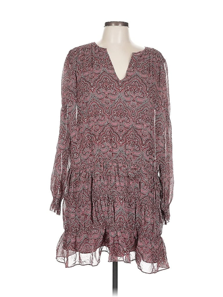 Pre-owned Joie Kimono In Burgundy