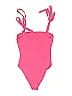 showpo Solid Pink One Piece Swimsuit Size 2 - photo 2