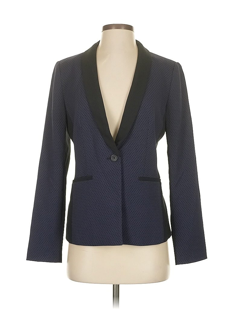 Pre-owned Banana Republic Factory Store Blazer Jacket In Blue