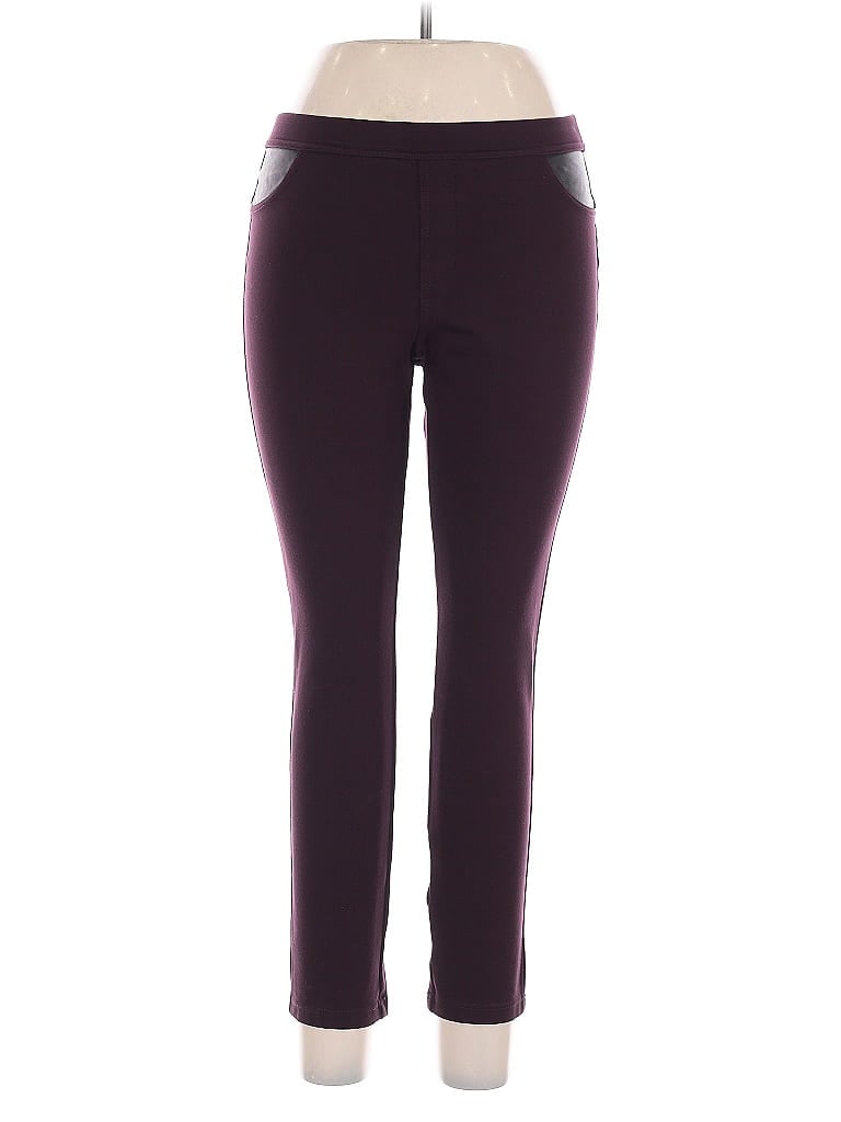 Pre-owned Dkny Jeans Active Pants In Burgundy