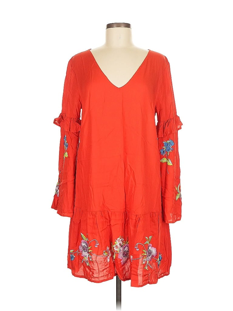 Pre-owned Asos Design Kimono In Orange