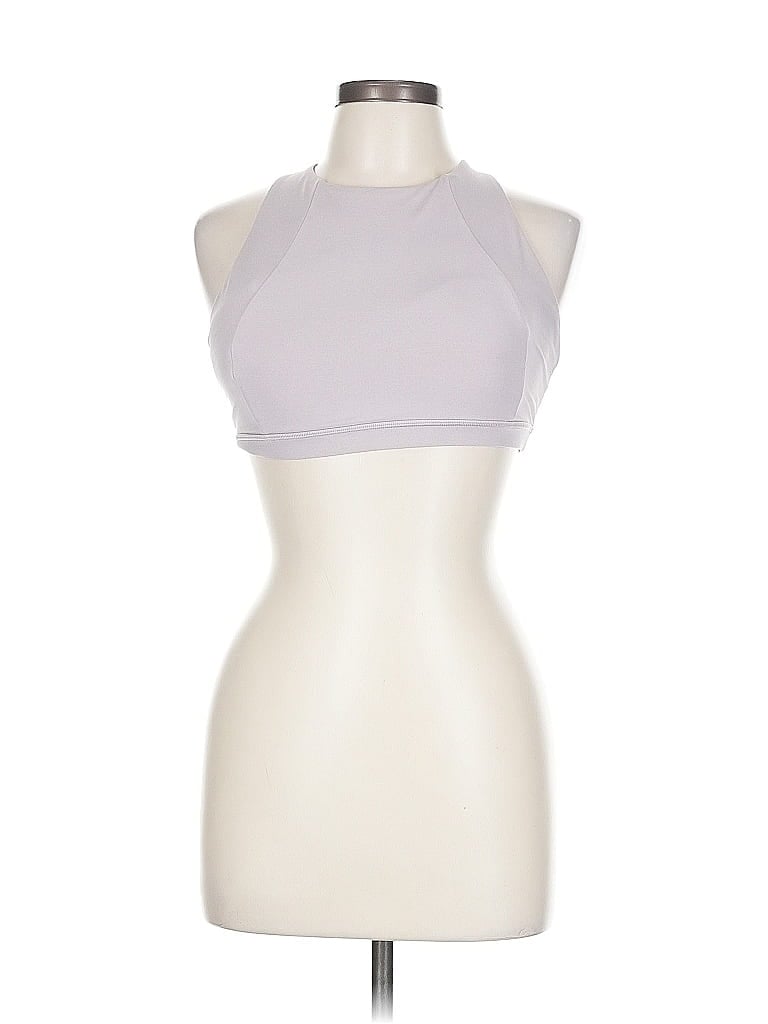 LULULEMON ATHLETICA Pre-owned Tank Top Purple Halter Neckline Tops