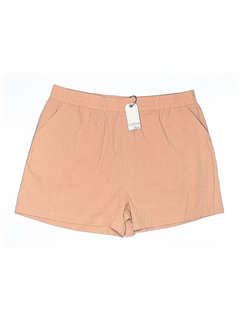 Cotton Bleu Shorts In Brown