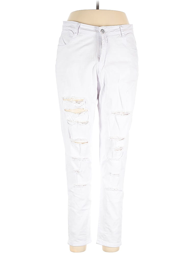Pre-owned Unbranded Jeans In White
