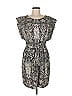 Eliza J 100% Polyester Paisley Gray Casual Dress Size 8 (petite) - photo 1