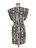 Eliza J 100% Polyester Paisley Gray Casual Dress Size 8 (petite) - photo 2