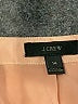 J.Crew Solid Tan Pink Faux Leather Skirt Size 14 - photo 3