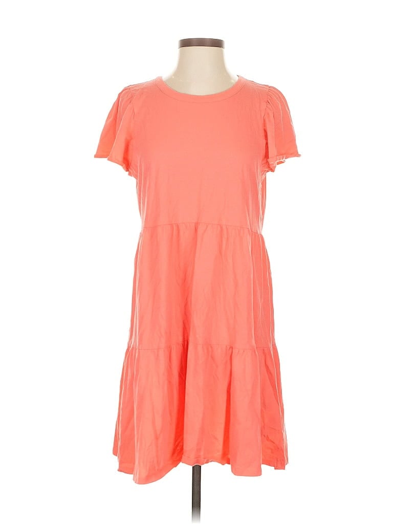 Pre-owned J.crew Factory Store Casual Dress In Orange