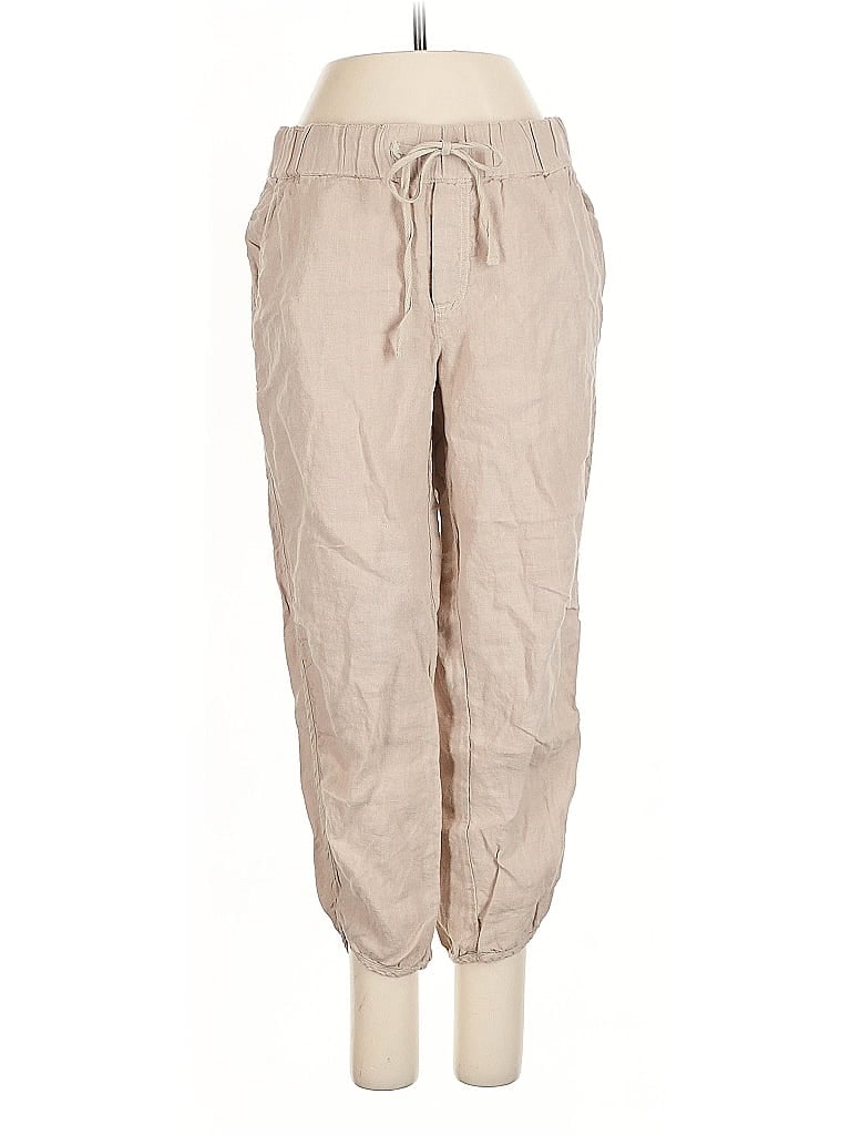 Pre-owned Caslon Linen Pants In Brown