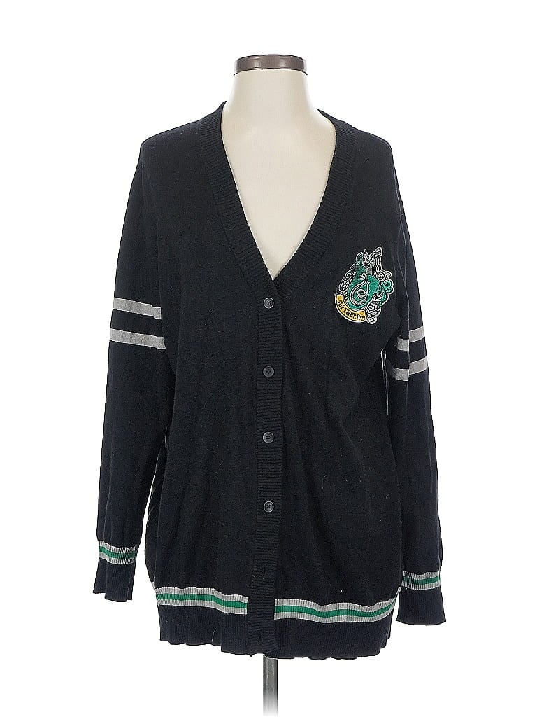 Pre-owned Harry Potter Cardigan Sweater In Black