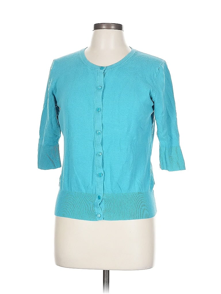 Pre-owned Merona Cardigan Sweater In Blue
