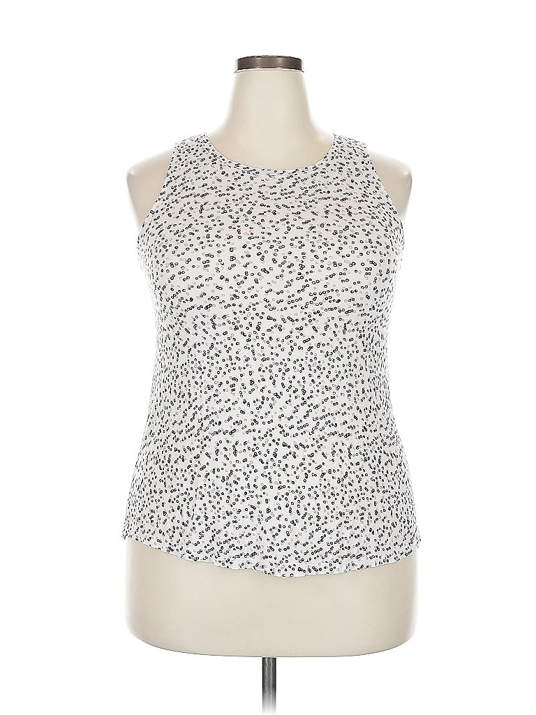 Pre-owned Apt. 9 Tank Top White Halter Neckline Tops