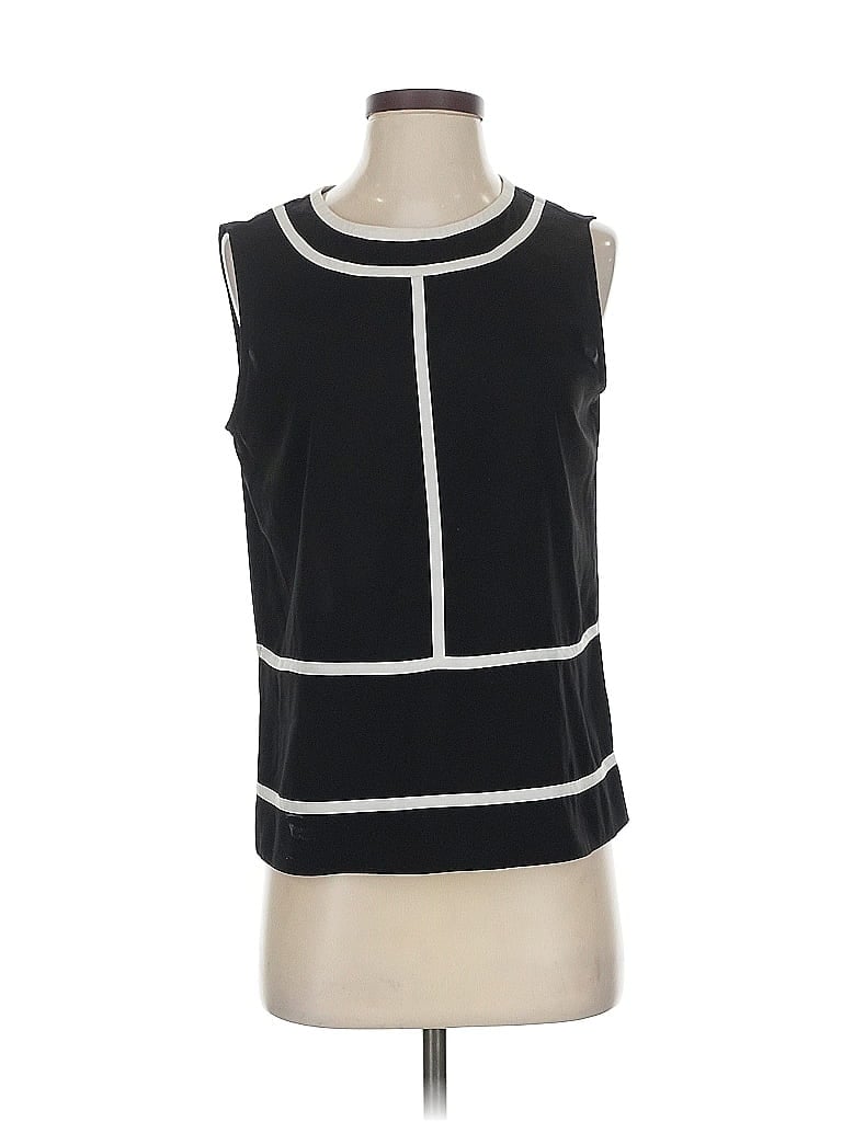 Click to view more detailed imagery on our partner's website Pre-owned Calvin Klein Sleeveless Top Black Square Neckline Tops