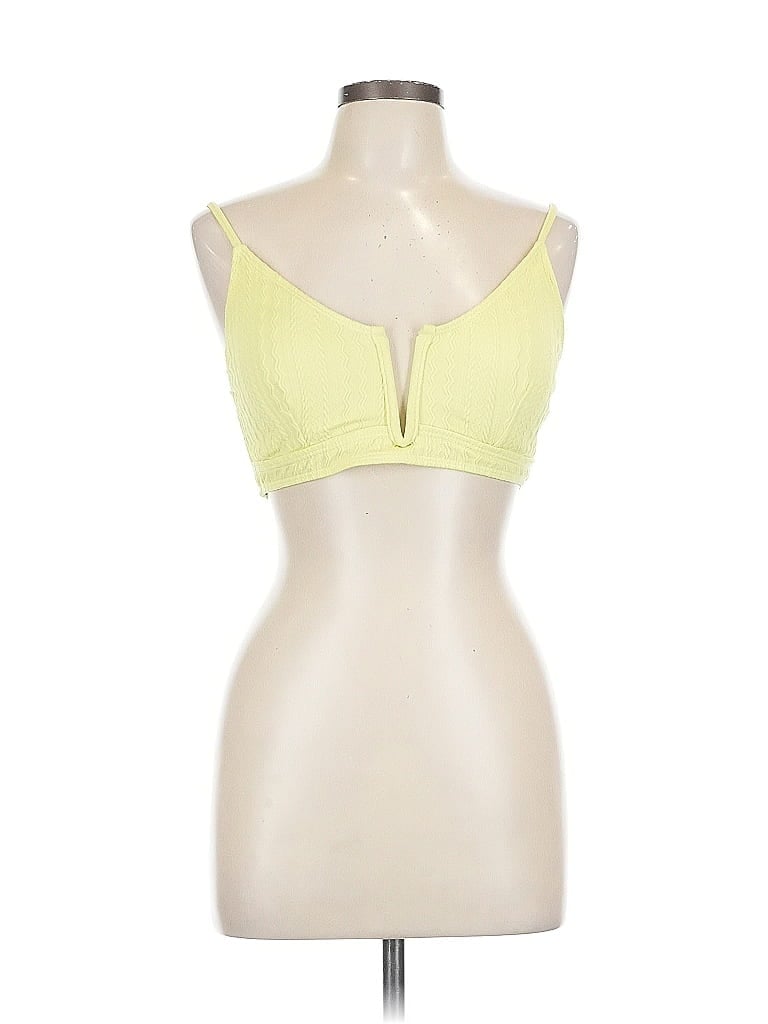 Pre-owned Unbranded Sports Bra In Yellow