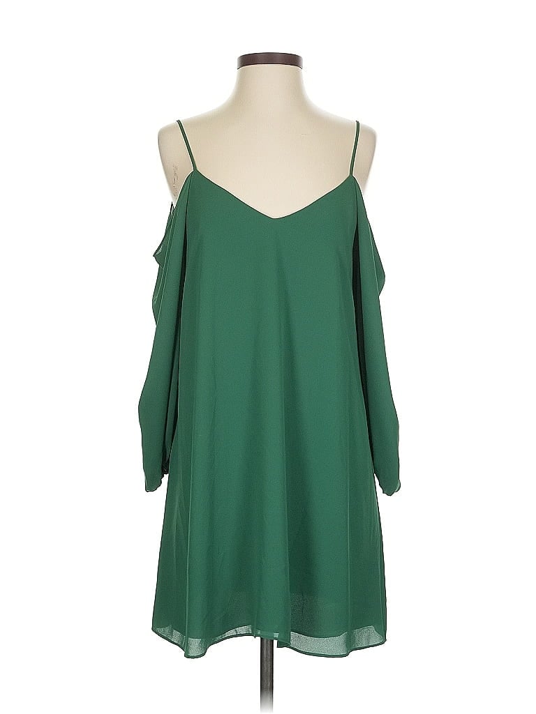 Pre-owned Alice And Olivia Alice + Olivia Casual Dress In Green