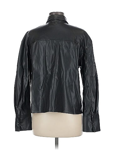 Zara Faux Leather Jacket (view 2)
