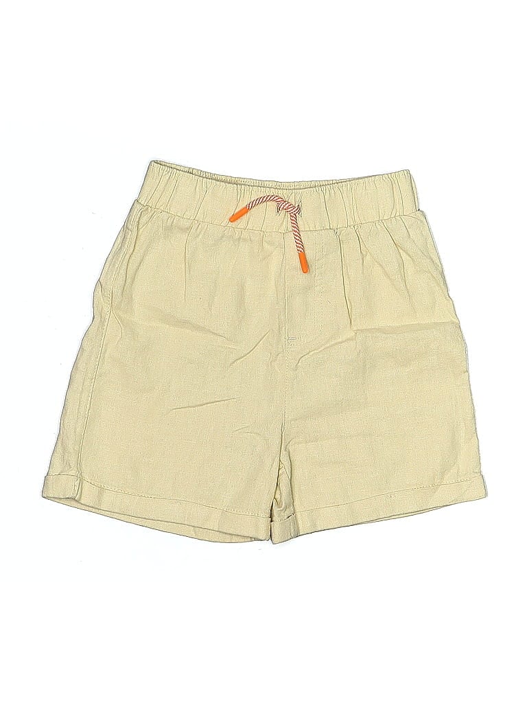 Pre-owned Disney Kids' Khaki Shorts In Yellow