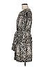 Eliza J 100% Polyester Paisley Gray Casual Dress Size 8 (petite) - photo 5