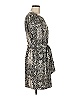 Eliza J 100% Polyester Paisley Gray Casual Dress Size 8 (petite) - photo 4