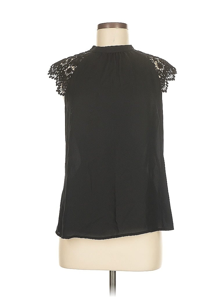 Pre-owned Express Outlet Sleeveless Blouse In Black