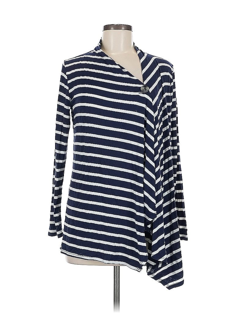 Pre-owned Ab Studio Cardigan Sweater In Blue