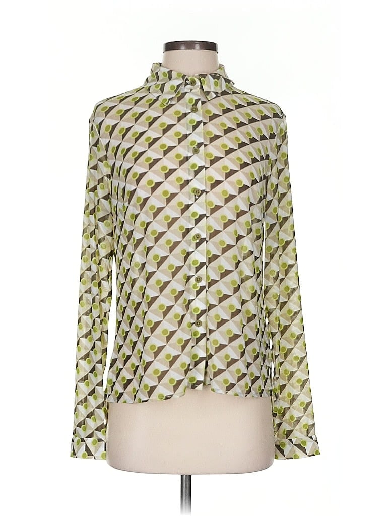 Click to view more detailed imagery on our partner's website Pre-owned Cabi Long Sleeve Blouse In Green