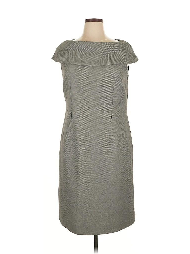 Pre-owned Tahari By Asl Casual Dress In Gray