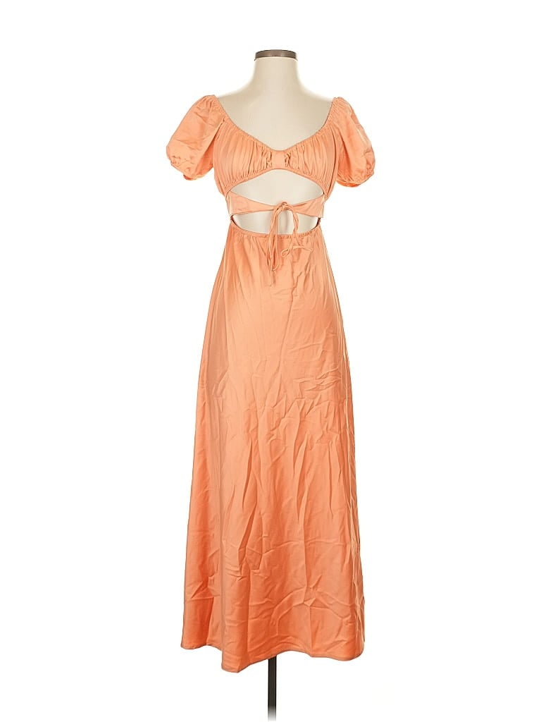 Pre-owned Fashion Nova Casual Dress In Orange